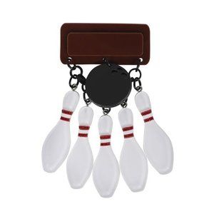 Collectif Bowling Pins Brooch, NWT